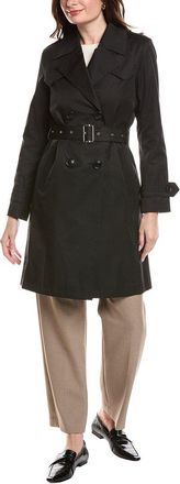 Via Spiga Double-Breasted Trench Coat