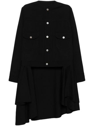 Comme Des Gar&ccedil;ons Giacca con effetto vissuto - Nero