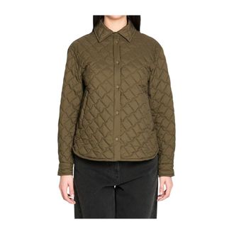 Herno Overshirt - female - Herno - Light Jackets - Green - M - Jackets