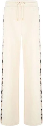 Roberto Cavalli Dames, Broeken, Beige, Maat: XL Katoen