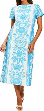 Mestiza New York Adria Midi Dress In Florentine Blue