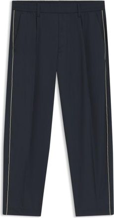 BOSS Tapered-fit trousers with water-repellent finish