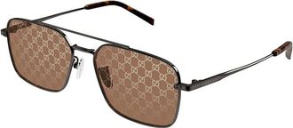 Gucci Gg1957Sa Zonnebril - Heren - Accessoires - Zwart - Maat: ONE Size