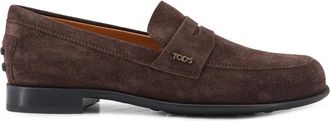 Tod's Lage Schoenen - Dames - Loafers - Bruin - 40 EU - Su&egrave;de - Schoenen