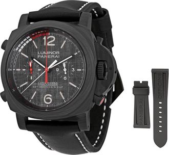 Officine Panerai Luminor Luna Rossa Regatta Chronograph Automatic Grey Dial Mens Watch PAM01038