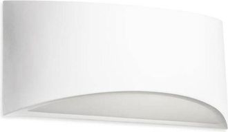 Leds - C4 Leds-C4 Ges - 1 Lampada da parete Light Up & Down in gesso bianco, E14