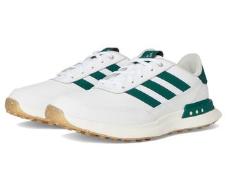 adidas Golf S2G 24 Leather Spikeless Golf Shoes Mens Shoes Footwear White/Collgreen/Gum4 : 8.5 D - Medium