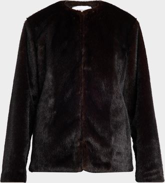 Veronica Beard Griselda Faux Fur Coat
