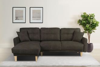 HOME AFFAIRE Ecksofa »TRIPLO optionale Schlafsofa mit Bettkasten, Masse B/T/H: 234/164/89 cm« L-Form wahlweise mit Bettfunktion - Liegefläche 132x210 cm