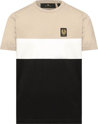 Belstaff Heren Belstaff Kleurblok T-Shirt in Wit