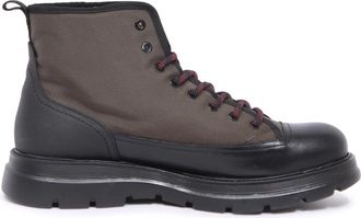 Peuterey CAY Boots - Heren - Veterlaarzen - Groen - 46 EU - Leer - Schoenen