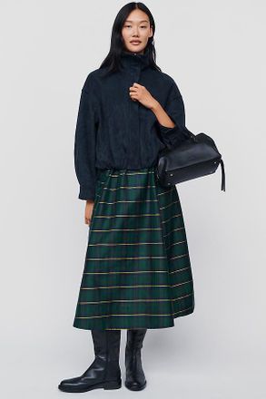 Maeve Hallie Pull On Midi Skirt