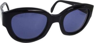 Chanel Pre-owned Accessories, female, Black, Size: ONE SIZE Pre-owned Plastic Sunglasses