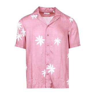 Tagliatore Shirts - Heren - Korte mouwen Overhemden - Roze - 3XL - Overhemden
