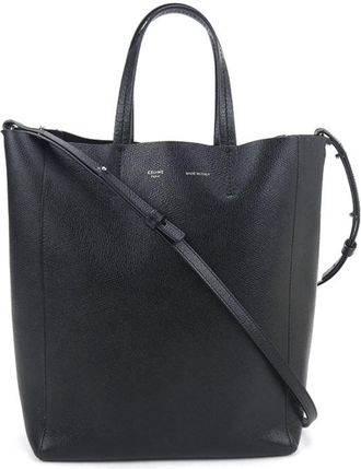 Celine Black Leather Tote Bag (Pre-Owned)