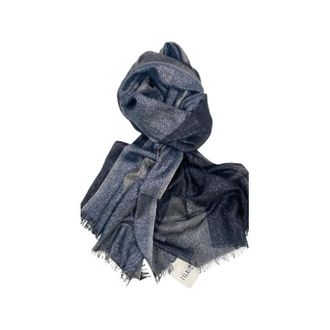 Alviero Martini 1A Classe Winter Scarves, female, Blue, Size: ONE SIZE Stola Geo Lurex
