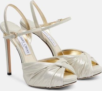 Jimmy Choo London Elly 120 suede platform sandals