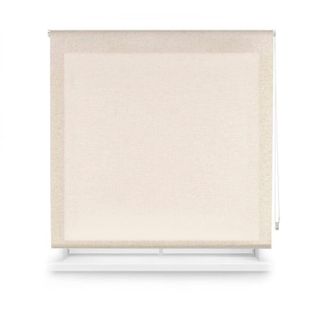 Blindecor Blindecor - Ara Tenda a rullo traslucida tinta unita - Lino, 100 x 200 cm (Larghezza x Altezza) Dimensioni del tessuto 97 x 195 cm Tenda per interne