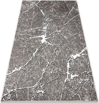 RugsX Alfombra Mateo 8036/944 Moderna M&aacute;rmol - Estructural Gris / Beige Grey 140x190 Cm