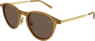 Dunhill DU0126S 004 Mens Sunglasses Brown Size 49