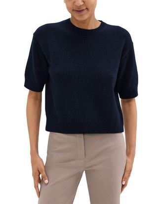 Theory Crop Cashmere T-Shirt
