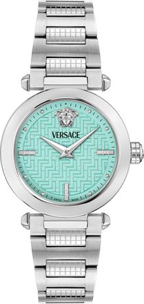 Versace Greek Womens Silver Watch VE5B00225 Stainless Steel - One Size