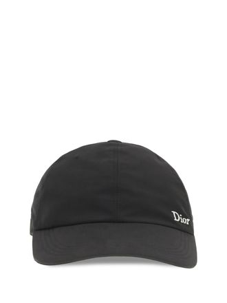 Dior Mens Logo Cap Black Polyester Hat
