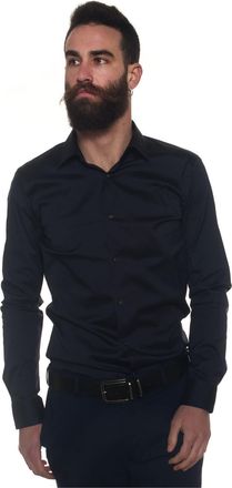 BOSS Camicia classica da uomo Herwing Blu BOSS Uomo