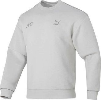 Puma Casual Logo Printed Sweater Grey 625075-80