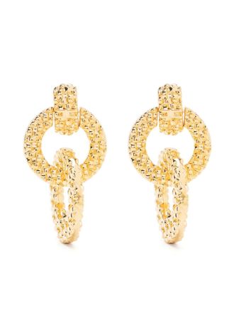 Elisabetta Franchi Orecchino pendente Link - Oro