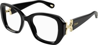 Chlo&eacute; Oversized Vlinderframe - Dames - Brillen - Zwart - 51 MM - Accessoires