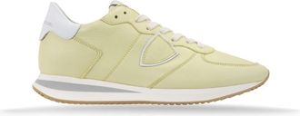 Philippe Model Leren Vetersneakers voor Dames - Dames - Sneakers - Geel - 37 EU - Schoenen