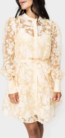 En Saison Marais Mini Dress In Yellow