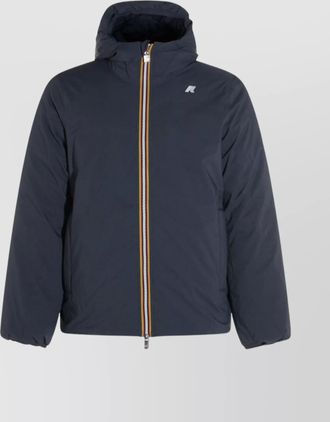 K-Way insulated jackets with hood and pockets
