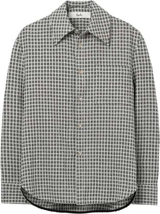 S&eacute;fr Camisa con botones - Shirts - Hombre - Blanco - S