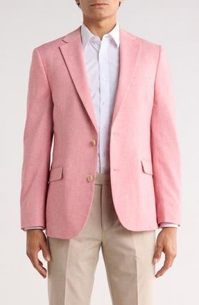 ConStruct Lino Two-Button Sport Coat in Pink at Nordstrom Rack, Size 40 S