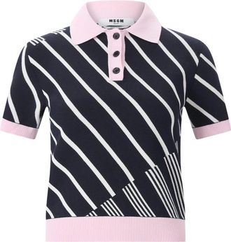 Msgm Polo Shirt - Heren - Polos - Veelkleurig - L - Tops