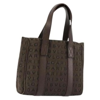 Bulgari Pre-owned Tote Bags, female, Brown, Size: ONE SIZE Pre-owned Vintage Hand Bag
