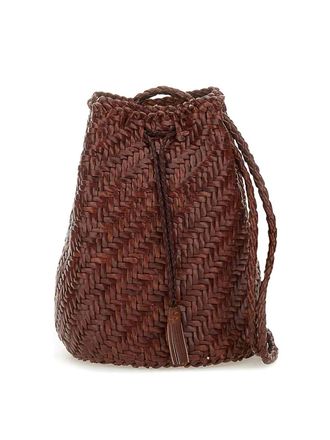 Dragon Diffusion Pompom Double Jump Tan Bag