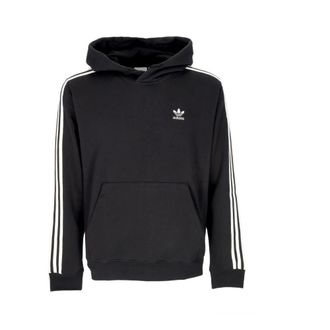 adidas Strepen Hoodie Zwart/Wit Lange Mouw - Heren - Sportshirts - Zwart - S - Katoen - Fitness