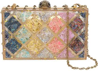Kurt Geiger Multicolor Crystal Clutch