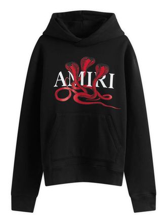 Amiri Mens CNY Snake Hoodie in Black