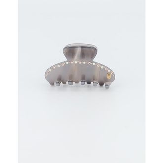 Alexandre de Paris Effet Speciaux Acetate and Swarovski Strass Hair Claw Clip in Grey at Nordstrom