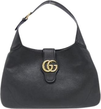 Gucci Pre-owned Shoulder Bags, female, Black, Size: ONE SIZE Pre-owned Vintage Shoulder Bag