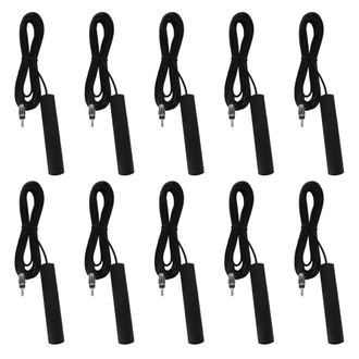 OEM Antena De Radio Para Coche Ant-309 (10 Unidades) - Antena De Radio Fm Universal Para Coche, Color Negro, Compatible Con Amplificadores Y Montaje En Pa