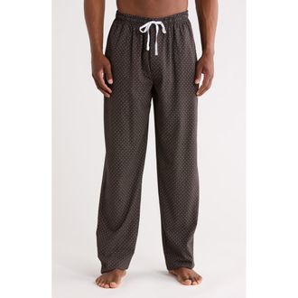 Majestic International Cotton Lounge Pants in Black Dot at Nordstrom Rack, Size Xx-Large