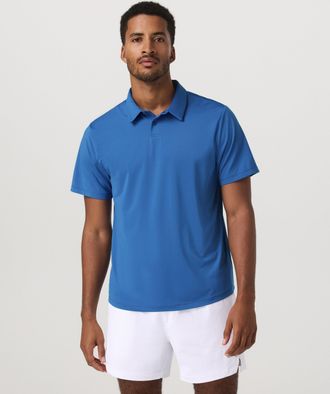 Vuori Clothing Short Sleeve Viewpoint Performance Polo 2.0 | Court Blue | Medium