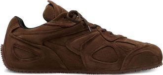 Axel Arigato Slow Runner suede panelled sneakers - Brown