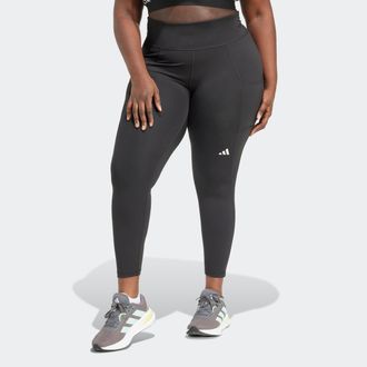 adidas Lauftights ADIDAS PERFORMANCE OWN THE RUN 7/8-LEGGINGS - GROSSE GR&Ouml;SSEN, Damen, Gr. 1X, N-Gr, schwarz, Obermaterial: 85% Polyester, 15% Elasthan, 7/8-