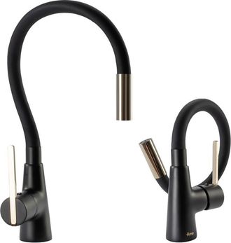 Rea Rea - Grifo Para Cocina Icon Negro/oro